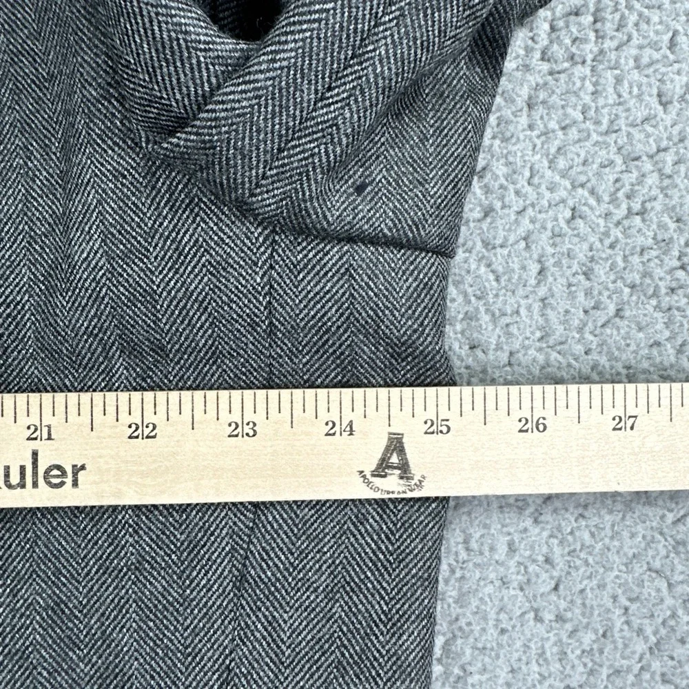 NWT Charles Tyrwhitt Wool Herringbone Blazer Men 50R Grey Classic Fit Jacket